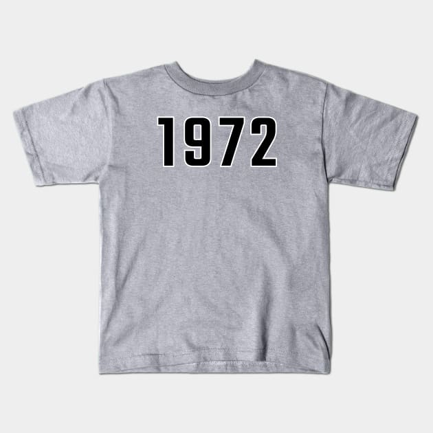 1972 Kids T-Shirt by Suva